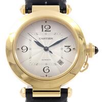 カルティエ WGPA0007 パシャ・ドゥ・カルティエ YG 自動巻