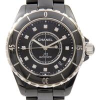 シャネル H1626 J12 38mmセラミック・12P 自動巻