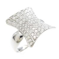 K18WG ダイヤモンドリング