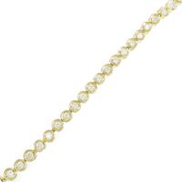 750YG ダイヤモンドブレスレット