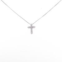 PT クロス ダイヤモンドネックレス