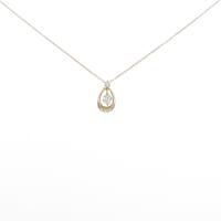 K18YG ダイヤモンドネックレスネックレス