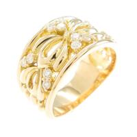 K18YG ダイヤモンドリング