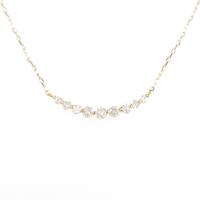 【リメイク】K18YG ダイヤモンドネックレス