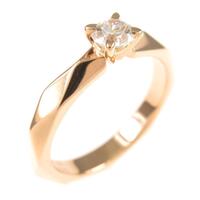 ブシュロン ファセット リング 0．20ct・D・VVS1・3EXT