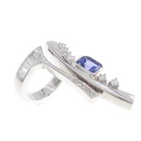 750WG タンザナイトリング