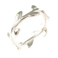 ティファニー オリーブリーフ ナロー リング