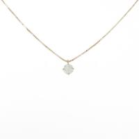 K18YG ソリティア ダイヤモンドネックレス