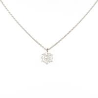 【リメイク】プラチナダイヤモンドネックレス 0．518ct・D・SI1・VG