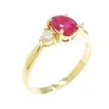 K18YG ルビーリング