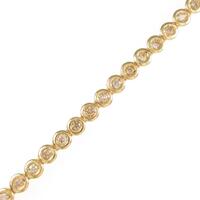 K18YG ダイヤモンドブレスレット