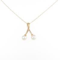 K18YG アコヤパールネックレス