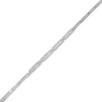 K18WG ダイヤモンドブレスレット