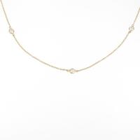 750YG ダイヤモンドネックレス