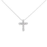 PT クロス ダイヤモンドネックレス