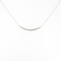 K18WG ダイヤモンドネックレス