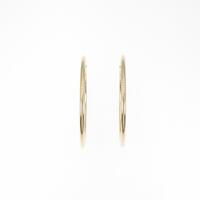 K18YG フープピアス