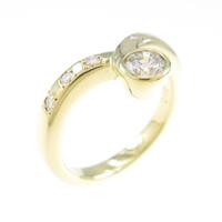 K18YG ダイヤモンドリング