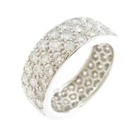 PT パヴェ フルエタニティ ダイヤモンドリング