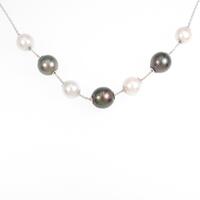 K18WG アコヤパールネックレス