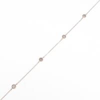 K18PG ダイヤモンドブレスレット