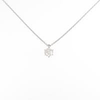 【リメイク】プラチナダイヤモンドネックレス 0．315ct・D・IF・3EXT H＆C