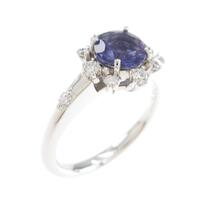 K18WG アイオライトリング