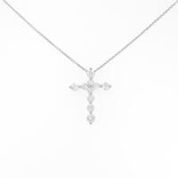 PT クロス ダイヤモンドネックレス