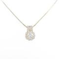【新品】K18YGダイヤモンドネックレス 0．314ct・E・SI2・GOOD