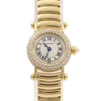 カルティエ WG1021M1 ミニディアボロ YG／4D クォーツ