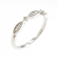 K18WG ダイヤモンドリング