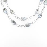 750WG クロチョウパールネックレス