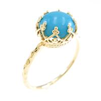 K18YG トルコイシリング