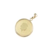 18KYG（枠）コイン ペンダント
