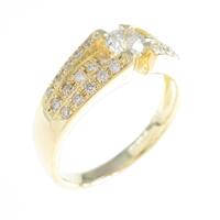 K18YG ダイヤモンドリング