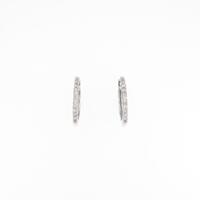 K10WG ダイヤモンドピアス