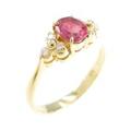 K18YG ルビーリング