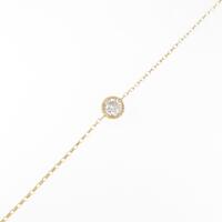 K18YG ダイヤモンドブレスレット