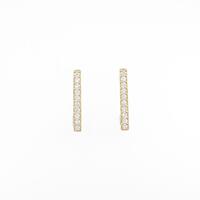 【リメイク】K18YG ダイヤモンドピアス