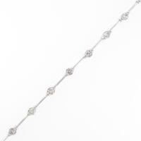 K18WG ダイヤモンドブレスレット