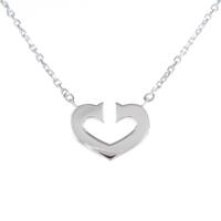 カルティエ Cハート ネックレス