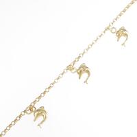 K18YG ドルフィン ブレスレット