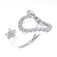 ポンテヴェキオ ハート ダイヤモンドリング