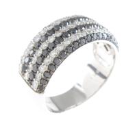 K18WG パヴェ ダイヤモンドリング