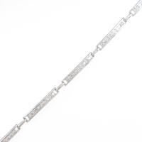 K18WG ダイヤモンドブレスレット