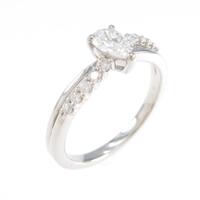 プラチナダイヤモンドリング 0．31ct・D・IF・ペアシェイプ