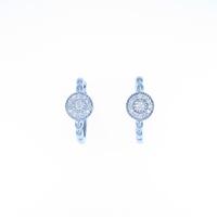 K18WG ダイヤモンドピアス