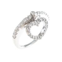 ポンテヴェキオ ハート ダイヤモンドピンキーリング