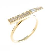 【リメイク】K18YG ダイヤモンドリング