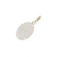 【リメイク】K18YG メダイ ダイヤモンドペンダント